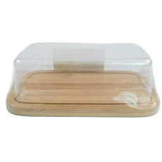 Koopman Bamboo Butter Dish with Lid