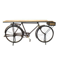 Dijk Vintage Iron Cycle Coffee Table - 120-180x53x90cm