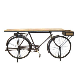 Dijk Vintage Iron Cycle Coffee Table - 120-180x53x90cm