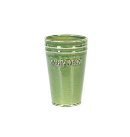Dijk Garden Vase Ceramic - Green - 15x22cm