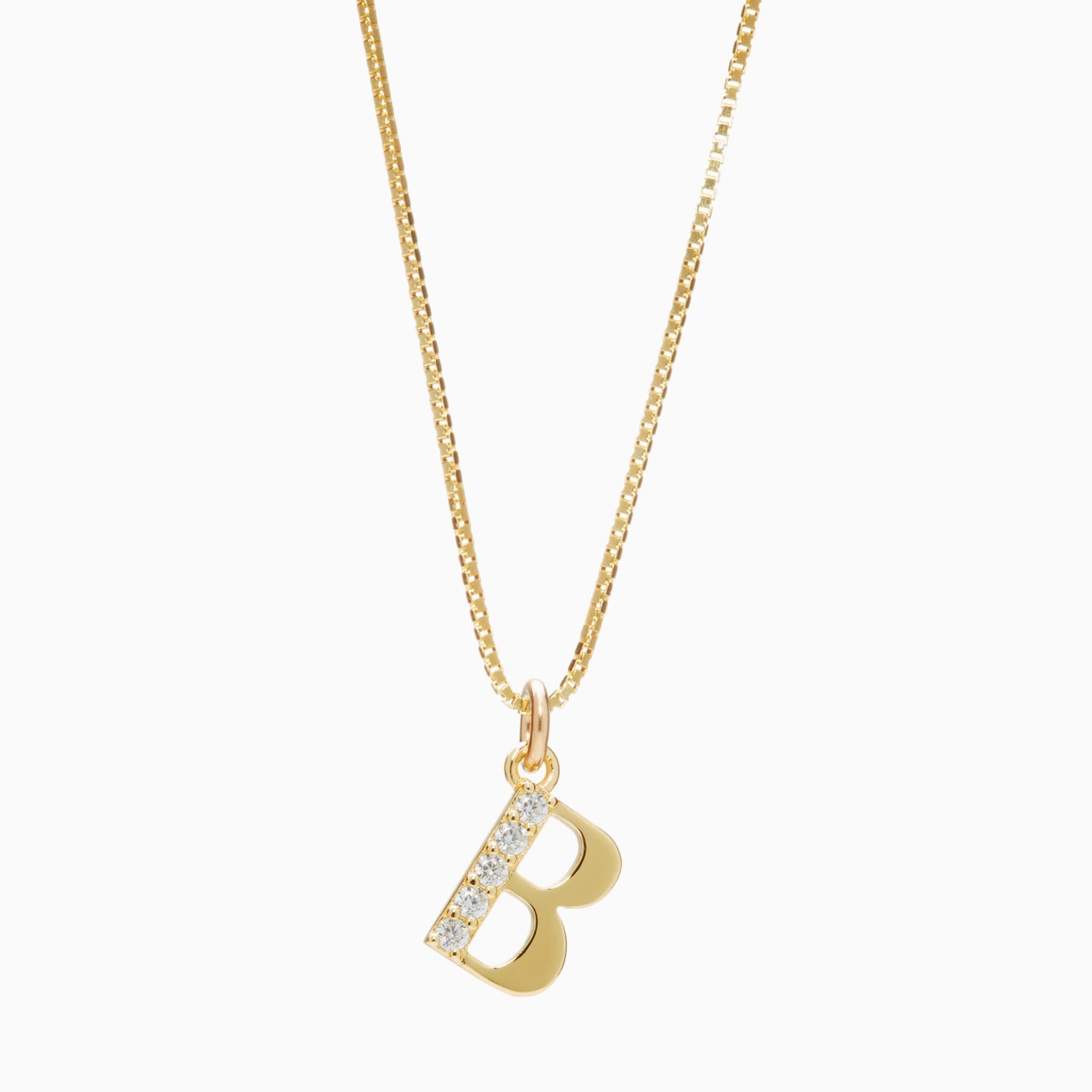 Hillberg & Berk H&B - Letter Necklace B