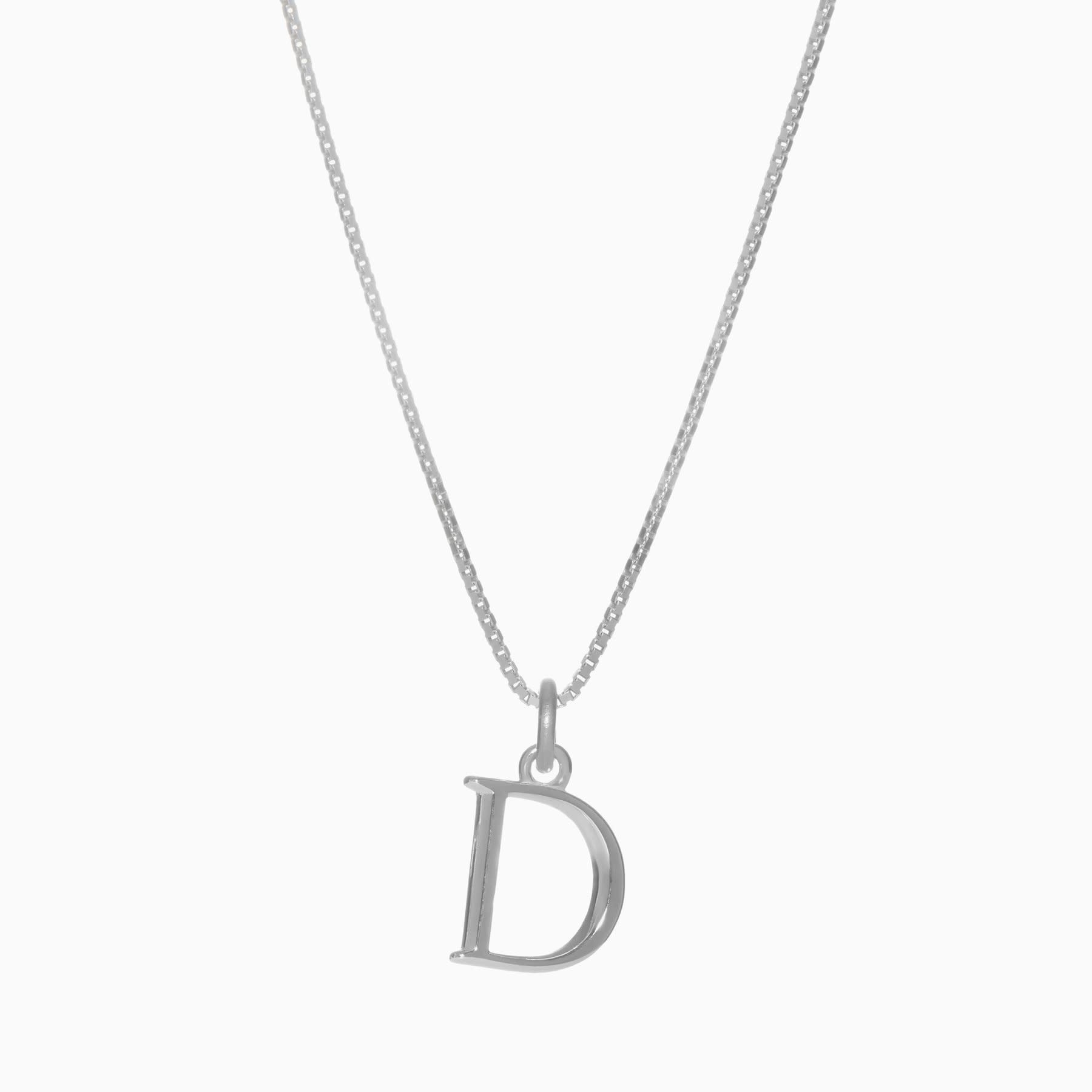 Hillberg & Berk H&B - Letter Necklace D