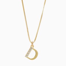 Hillberg & Berk H&B - Letter Necklace D