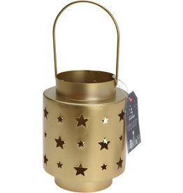 Koopman Lantern Metal 13cm Gold