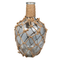 Dijk Bottle Glass - Wrapped in Jute Rope