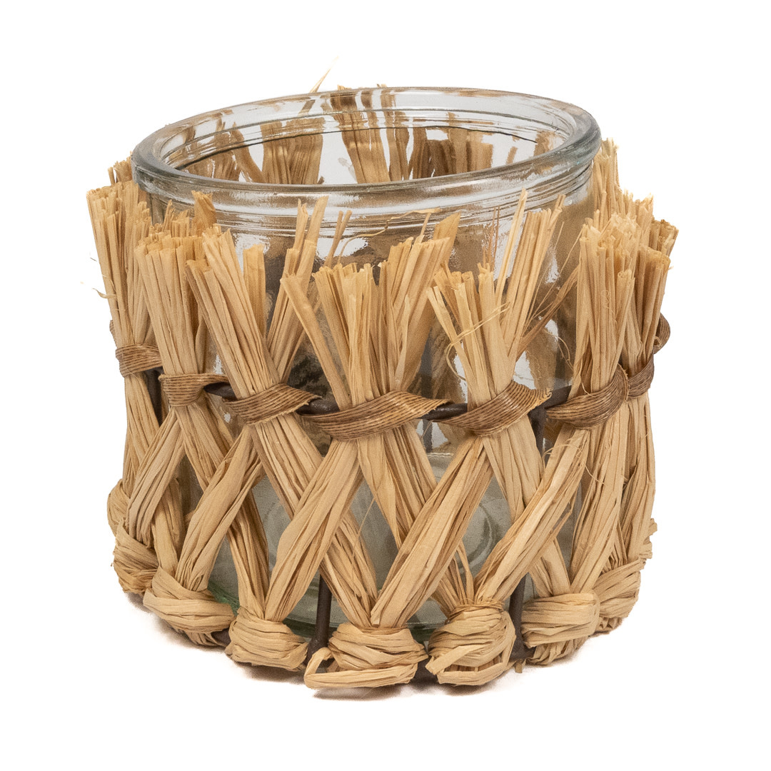 Dijk Candle Holder Grass with Glass - 10x10cm