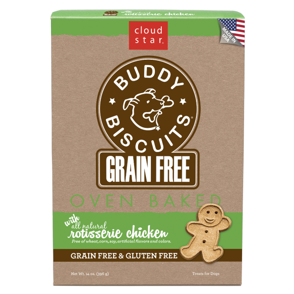 Buddy Biscuits BB GF Oven Baked Crunchy Roast Chicken 14 oz
