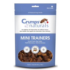 Crumps Naturals Dog Mini Trainers Semi-moist Beef 4.2 oz