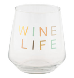 Karma Chic Stemless Wine Glass