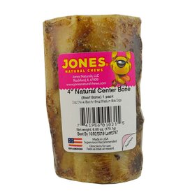 Jones Natural Chews Center Bones - 4in - Beef Bone