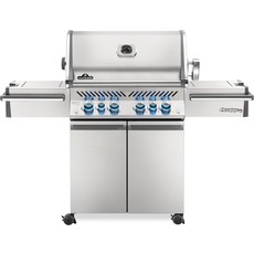 Napoleon Prestige Pro 500 with Infrared Rear and Side Burner - Natural Gas - Stainless Steel