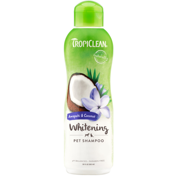 Tropiclean Shampoo - Whitening Awapuhi & Coconut 20 oz