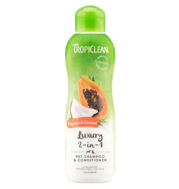 Tropiclean Shampoo & Conditioner -Papaya&Coconut 20 oz
