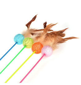 WONPET Cat Toy - Teaser Ball & Feather