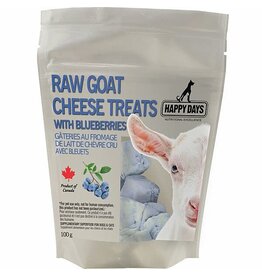 Happy Days Frozen Raw Goat Cheese Treat Blueberry 100gm