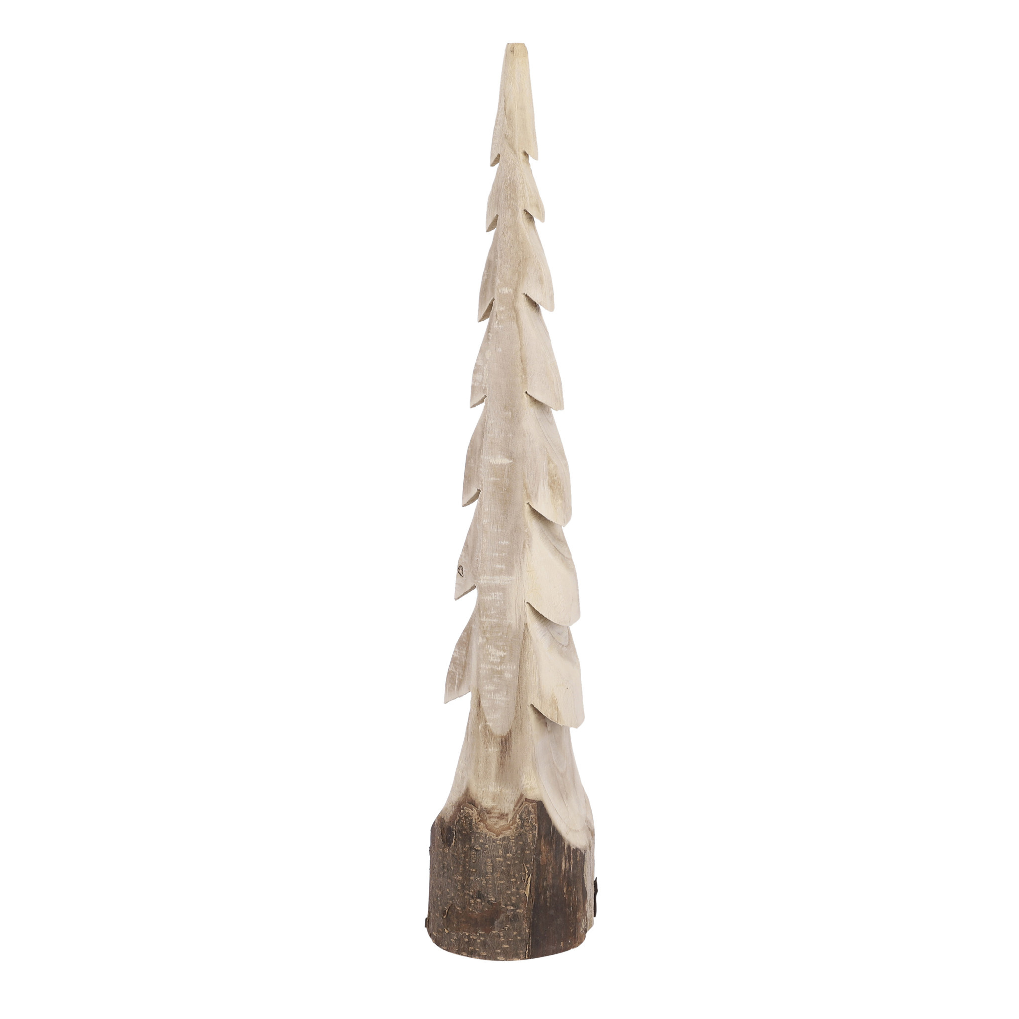 Wooden Decoration X-mas Tree - Light Brown