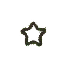 Dijk Open star  green 20x20x3cm