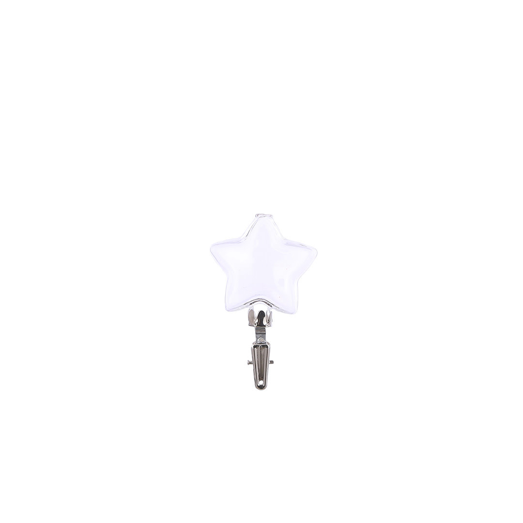 Clip star glass - l6xw3xh9cm