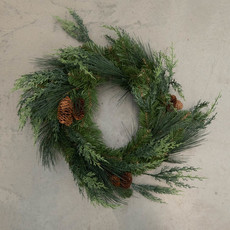 Bedford wreath green