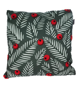 Cushion Berries Green - L45xw45xh10cm