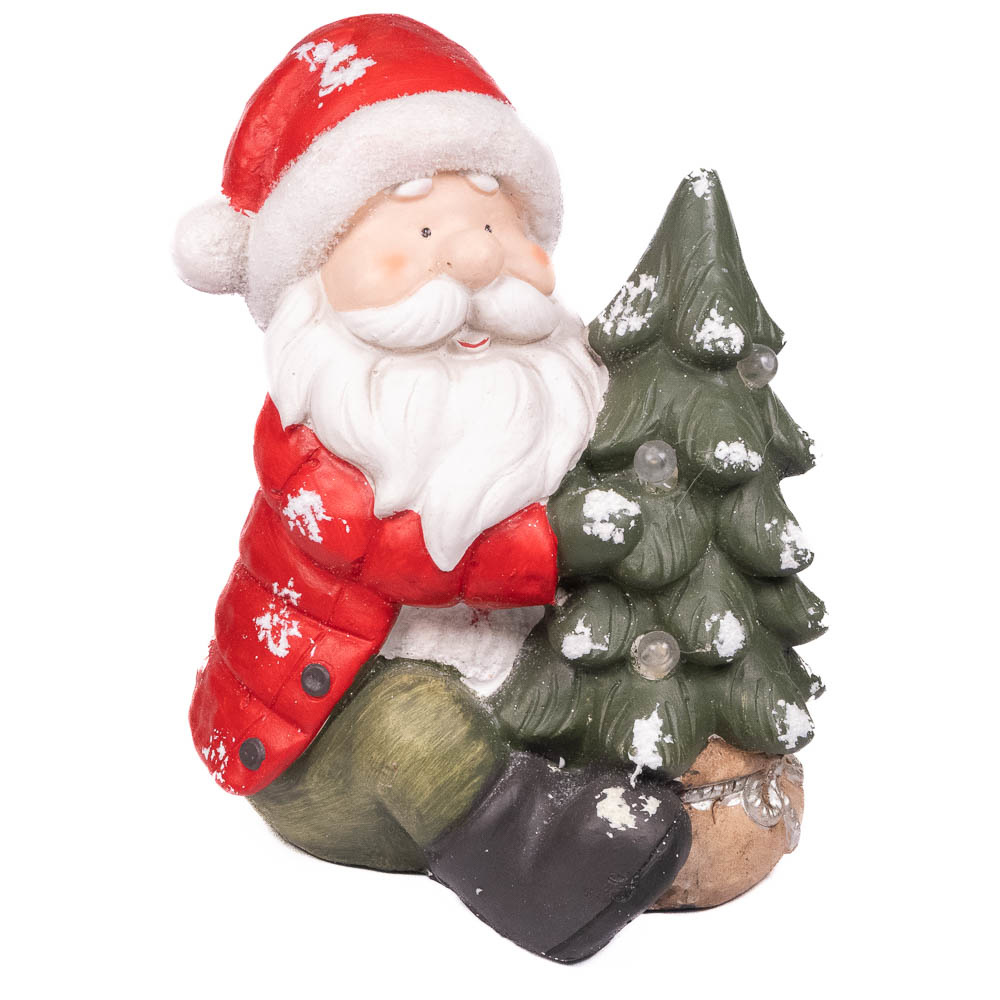 Santa Battery Operated Red - l25xw22xh30cm