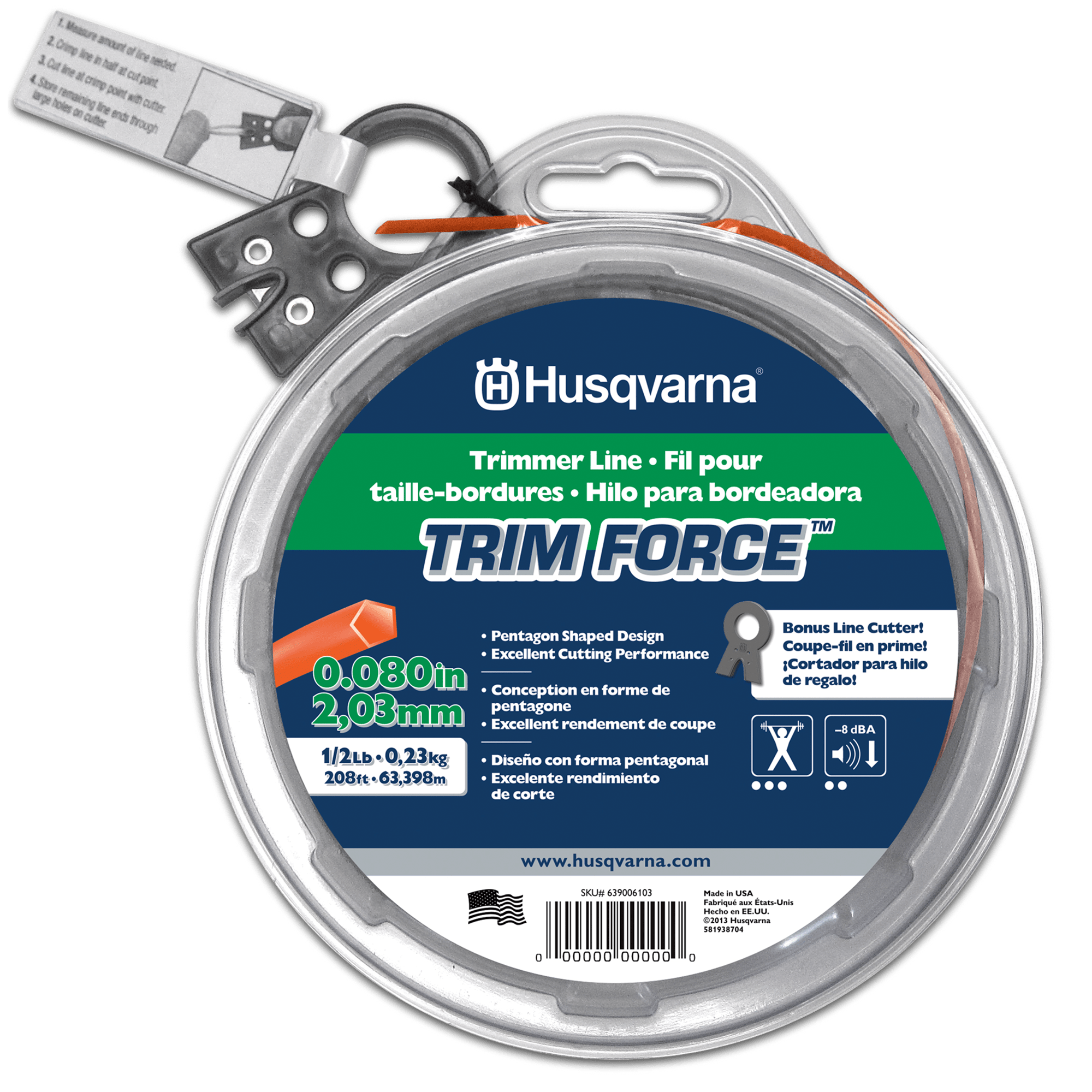 Husqvarna Husqvarna TrimForce™ Trimmer Line 0.080"