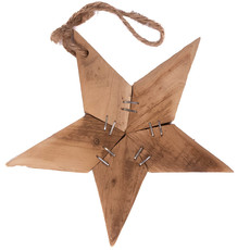 house of seasons Ornament Star Brown