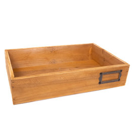 Tray Fir Wood 28x18x6cm