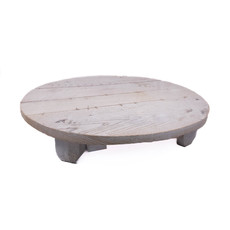 Dijk Tray with Feet Historic Wood
