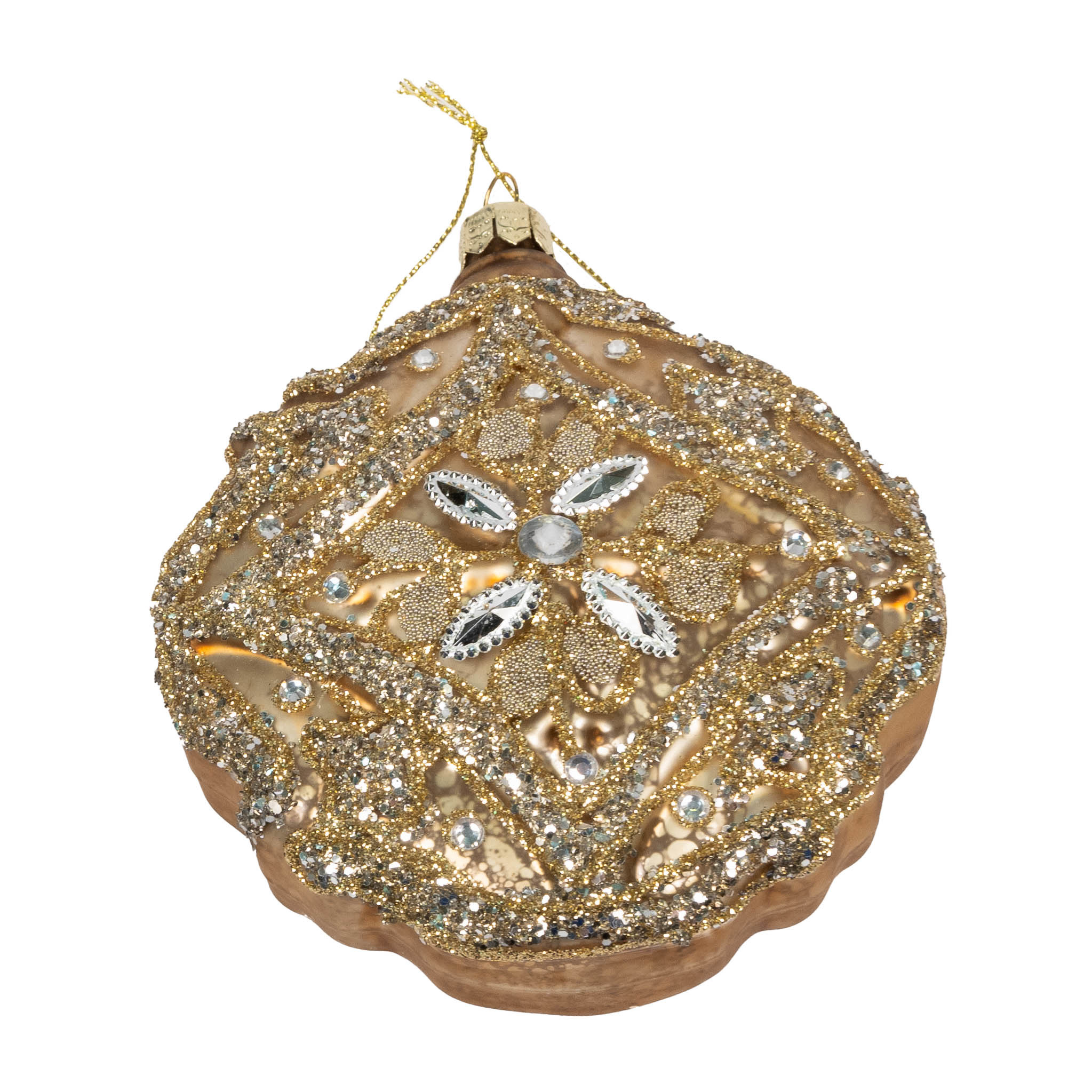 Christmas Ornament Glass Jewels 4" Wilson’s Lifestyle Centre