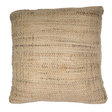 Cushion 45x45cm Cotton Jute - 3 assorted