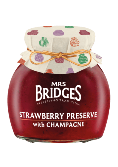 Mrs. Bridges Mrs. Bridges Strawberry Preserve with Champagne 340g - single