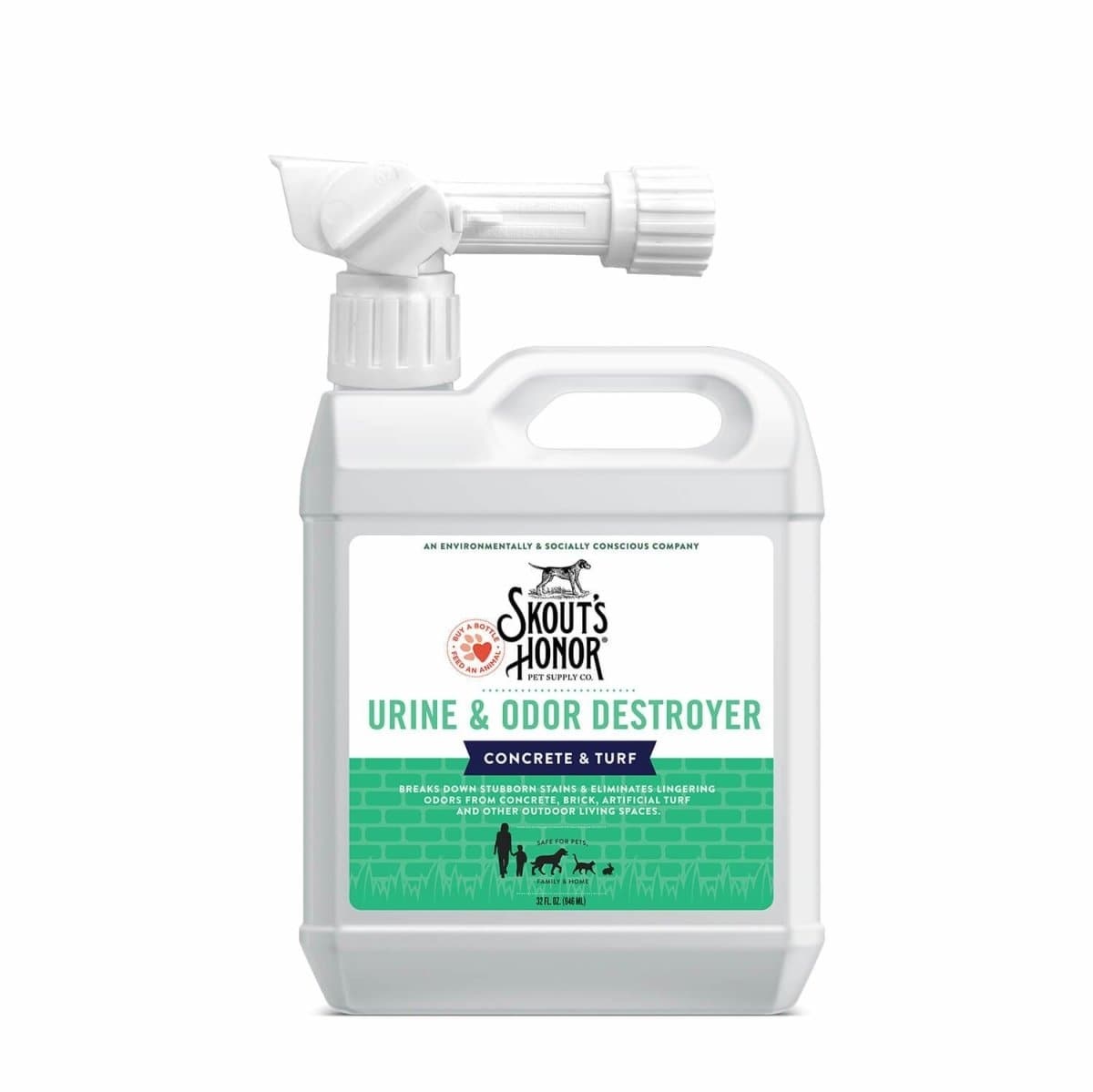 Skouts Honor Urine & Odor Destroyer - Concrete & Turf - 32oz