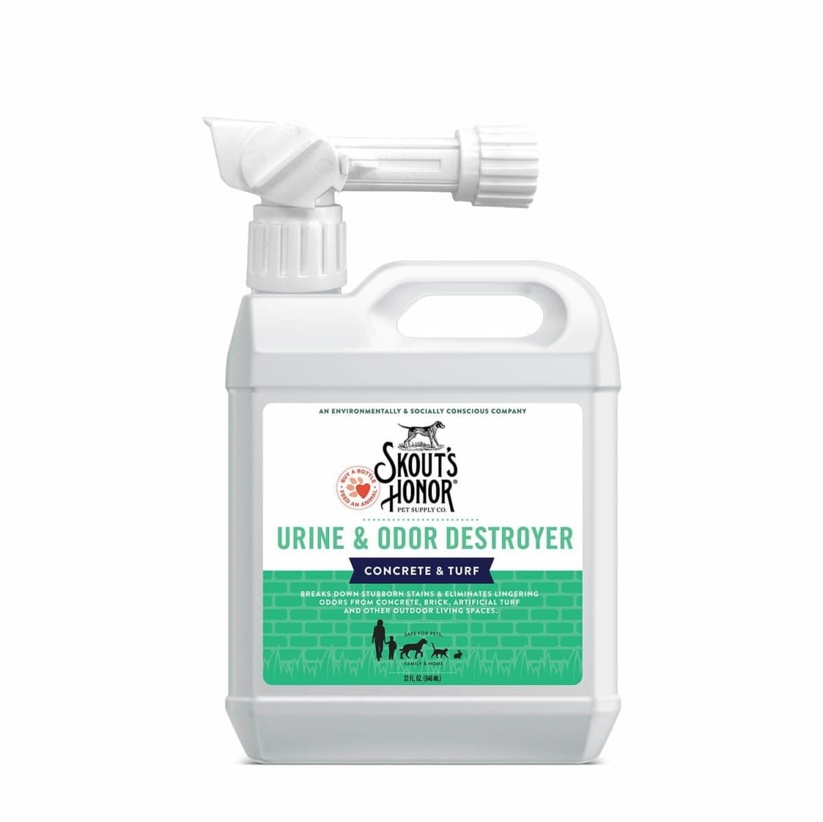 Urine & Odor Destroyer Concrete & Turf 32oz Wilson’s Lifestyle Centre