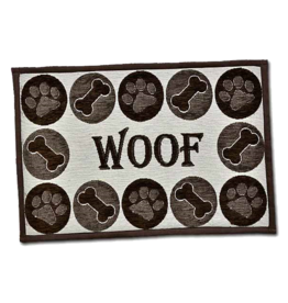 Bella Bella Fashion Dog Woof Chenille Mat