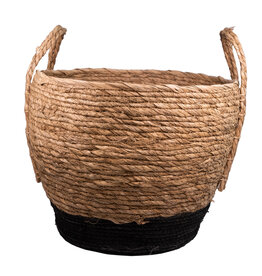 Basket Large - Wide Black Stripe 38x38x33