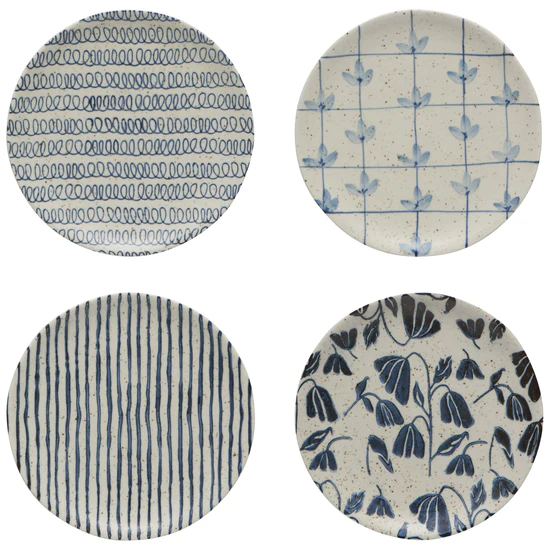 Danica - Set of 4 Stoneware Plates Bundle