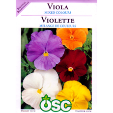 OSC Mixed Colours Viola Seeds 6660