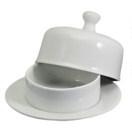 Bia BIA - Butter Dish - Round White with Lid