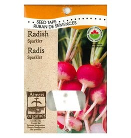 OSC Radish Sparkler Organic Seed Tape (4215)
