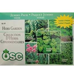 OSC Herb Garden ( 5 pack Collection) Jumbo Packet (7x5")