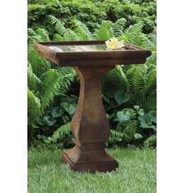 Massarelli's Garden Statue - Chelsea Square Bird Bath 26"