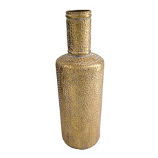 Dijk Metal Vase Antique Gold -17x66.5cm