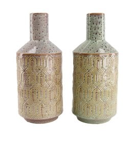 Dijk Bottle Cermic Speckled Pattern - 14.5x32.5cm