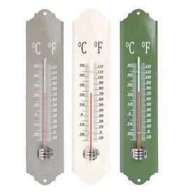 Esschert Metal Thermometer Metal - 3 Assorted