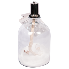 Mica Glass Oil Lamp 4 assorted - h21.5xd11cm