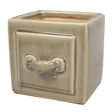 Dijk Drawer Planter Ceramic 12x9.5x12cm Assorted