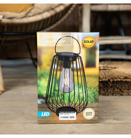 Solar Lantern Metal - Black