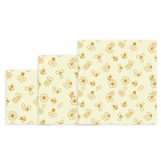 Danesco Beeswax Food Wraps - 3 pack - Bees & Flowers