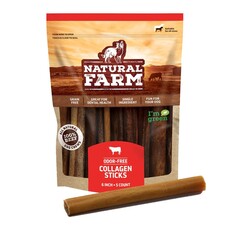 Natural Farm Collagen Sticks - Odor Free - 12" 3pk